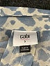 CAbi 100% Polyester Animal Print Blue Long Sleeve Blouse Size S - photo 7