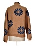 Unbranded Floral Brown Tan Pullover Sweater Size L - photo 2