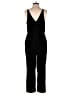 Banana Republic 100% Polyester Solid Black Jumpsuit Size 6 - photo 2