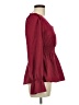 Shein 100% Polyester Burgundy Long Sleeve Blouse Size 8 - 10 - photo 4
