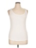 Splendid Ivory Sleeveless T-Shirt Size XL - photo 1