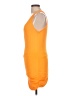 Shein Color Block Orange Cocktail Dress Size L - photo 5