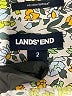 Lands' End 100% Baumwolle Print Yellow Long Sleeve Button-Down Shirt Size 2 - photo 7