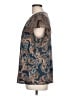 Daniel Rainn Blue Short Sleeve Blouse Size L - photo 5