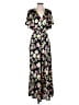 Vince Camuto Floral Black Jumpsuit Size S - photo 1
