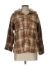 Unbranded Plaid Brown Jacket Size L - photo 1