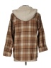 Unbranded Plaid Brown Jacket Size L - photo 2