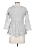 Anthropologie Gray 3/4 Sleeve Top Size S - photo 2