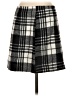 Assorted Brands 100% Polyester Plaid Gray Casual Skirt Size S - photo 2