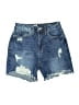YMI 100% Cotton Blue Denim Shorts Size 5 - photo 1