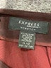 Express Solid Burgundy Formal Skirt Size 11 - 12 - photo 4