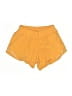 Lululemon Athletica Solid Yellow Athletic Shorts Size 4 - photo 1