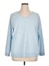 Haven Well Within Solid Blue Pullover Sweater Size XL - photo 1