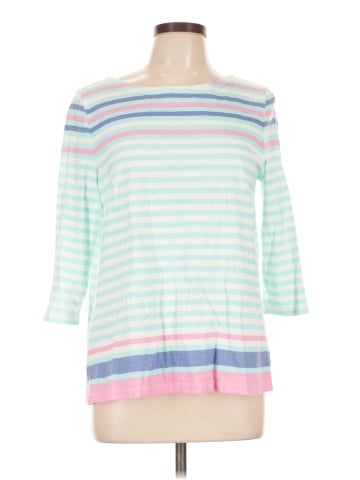 T by Talbots 3/4 Sleeve Top (view 1)