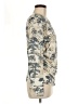 Next Print Ivory Long Sleeve Blouse Size 6 - photo 4