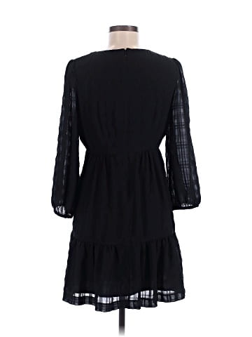 Madewell Puff-Sleeve Ruffle-Hem Mini Dress (view 2)