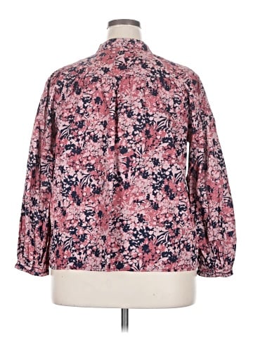 Caslon Long Sleeve Blouse (view 2)