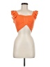 Shein 100% Polyester Orange Short Sleeve Top Size 6 - photo 1