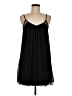 Express 100% Polyester Solid Black Cocktail Dress Size M - photo 1