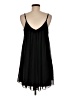 Express 100% Polyester Solid Black Cocktail Dress Size M - photo 2