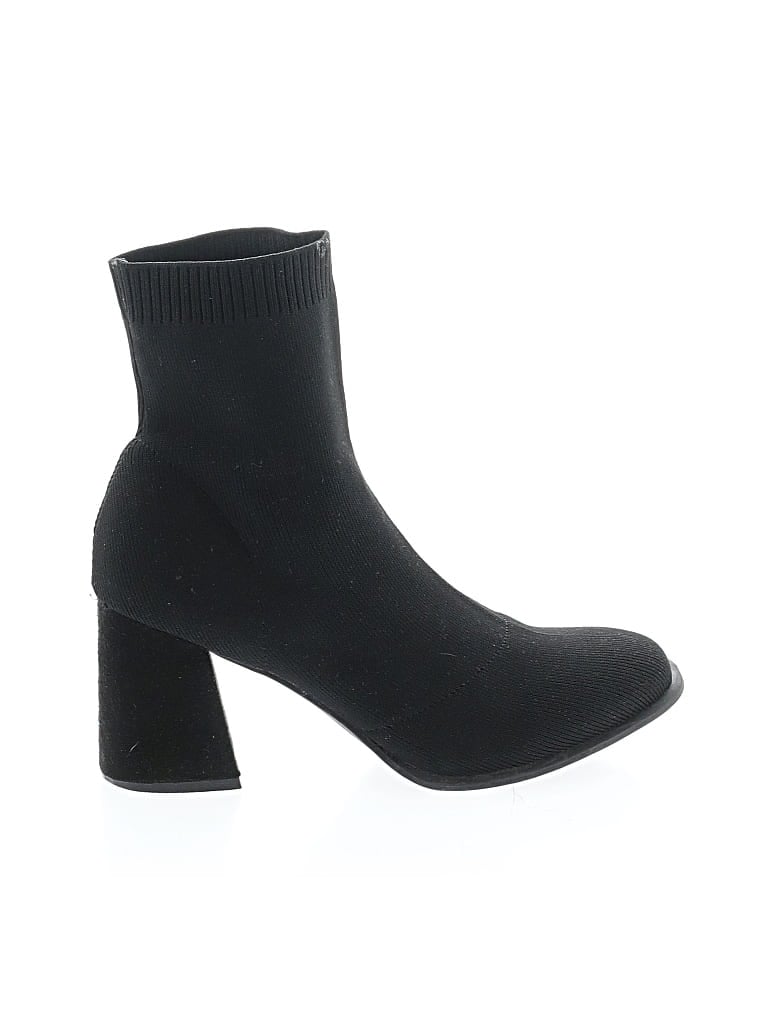Pre-owned Miami Ankle Boots In Black