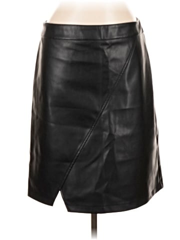 Tribal Faux Leather Skirt (view 1)