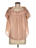 Saks Fifth Avenue 100% Polyester Tan Sleeveless Blouse Size M - photo 1