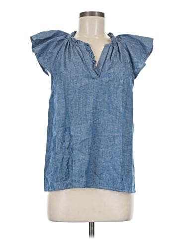 J.Crew Factory Store Short Sleeve Blouse (view 1)