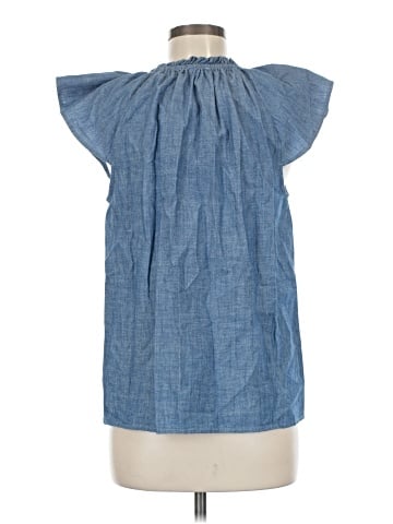 J.Crew Factory Store Short Sleeve Blouse (view 2)