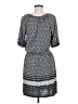 Mlle Gabrielle Print Gray Casual Dress Size M - photo 2