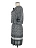 Mlle Gabrielle Print Gray Casual Dress Size M - photo 5