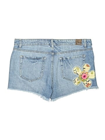 Life in Progress Denim Shorts (view 2)