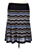 Lapis Chevron-herringbone Blue Casual Skirt Size L - photo 2