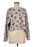 American Eagle Outfitters Floral Gray Sweatshirt Size M - photo 1