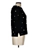 Zara Stars Black Short Sleeve Top Size L - photo 4