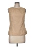 Talbots Tan Sleeveless Blouse Size 8 - photo 1