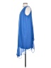 Chico's 100% Polyester Blue Casual Dress Size Sm (0.5) - photo 5