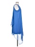 Chico's 100% Polyester Blue Casual Dress Size Sm (0.5) - photo 4