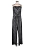 Robin Piccone Chevron-herringbone Gray Jumpsuit Size M - photo 1