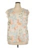 Tiny 100% Rayon Ivory Sleeveless Blouse Size 2X - photo 1