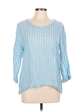 Flax 3/4 Sleeve Blouse (view 1)