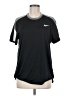 Nike 100% Polyester Black Active T-Shirt Size M - photo 1