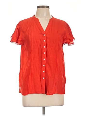 NANETTE Nanette Lepore Short Sleeve Blouse (view 1)
