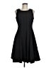 Calvin Klein Solid Black Cocktail Dress Size 6 (estimated) - photo 1