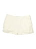 Elle Solid Ivory Khaki Shorts Size 8 - photo 1