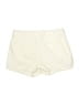 Elle Solid Ivory Khaki Shorts Size 8 - photo 2