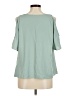 Unbranded 100% Polyester Green Short Sleeve Blouse Size M - photo 2