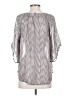 Fei Silver 3/4 Sleeve Blouse Size 4 - photo 2