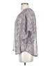 Fei Silver 3/4 Sleeve Blouse Size 4 - photo 5