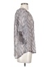 Fei Silver 3/4 Sleeve Blouse Size 4 - photo 4